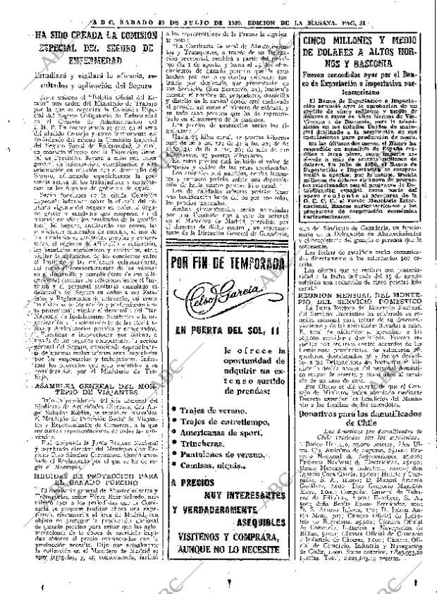 ABC MADRID 30-07-1960 página 31
