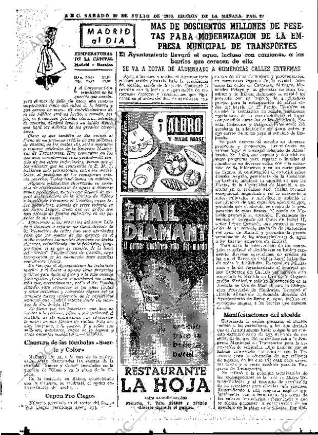 ABC MADRID 30-07-1960 página 39