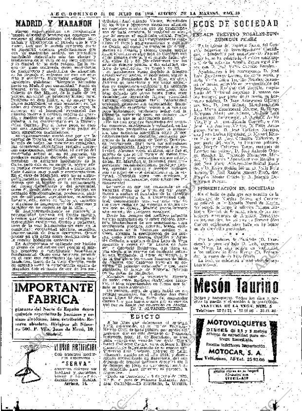 ABC MADRID 31-07-1960 página 80