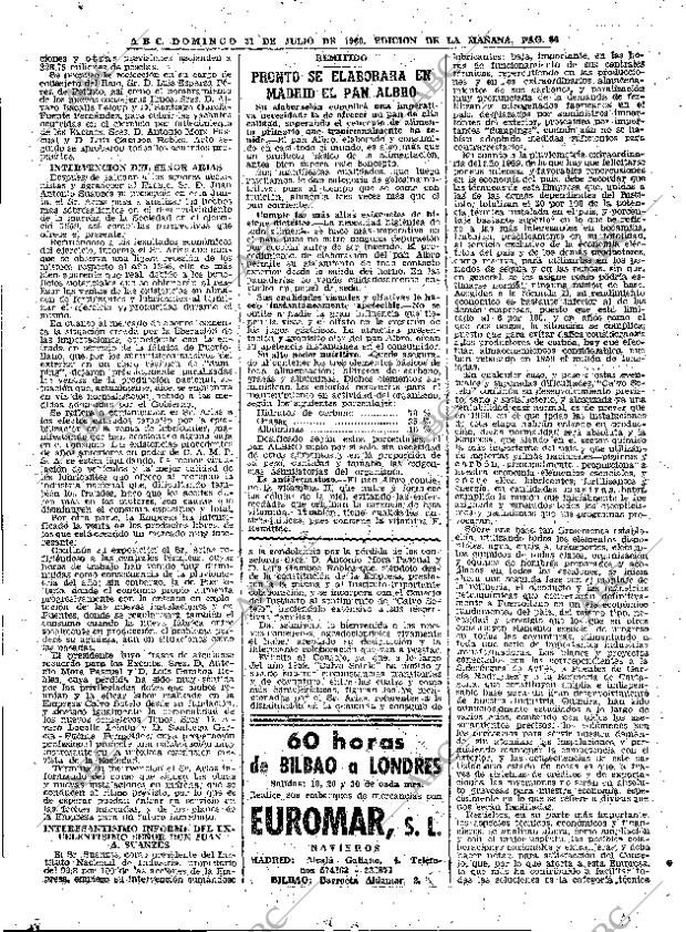 ABC MADRID 31-07-1960 página 86