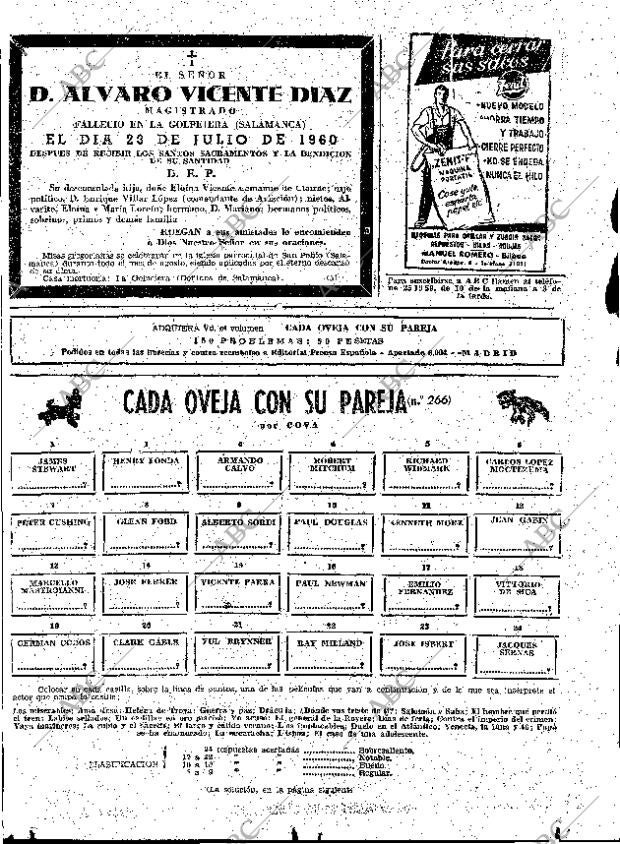 ABC MADRID 31-07-1960 página 96