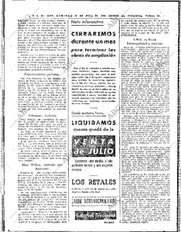ABC SEVILLA 31-07-1960 página 40