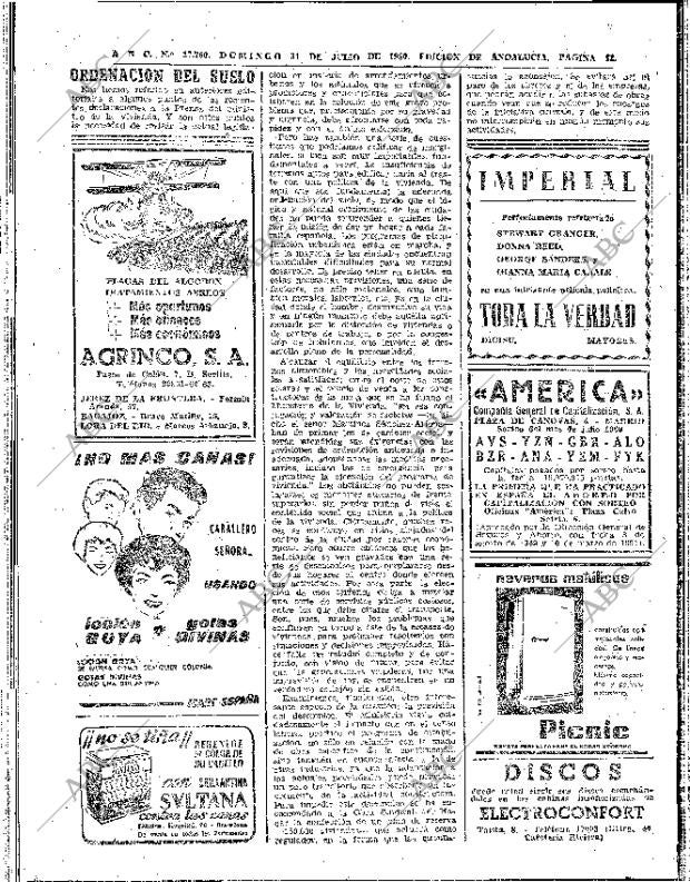 ABC SEVILLA 31-07-1960 página 42