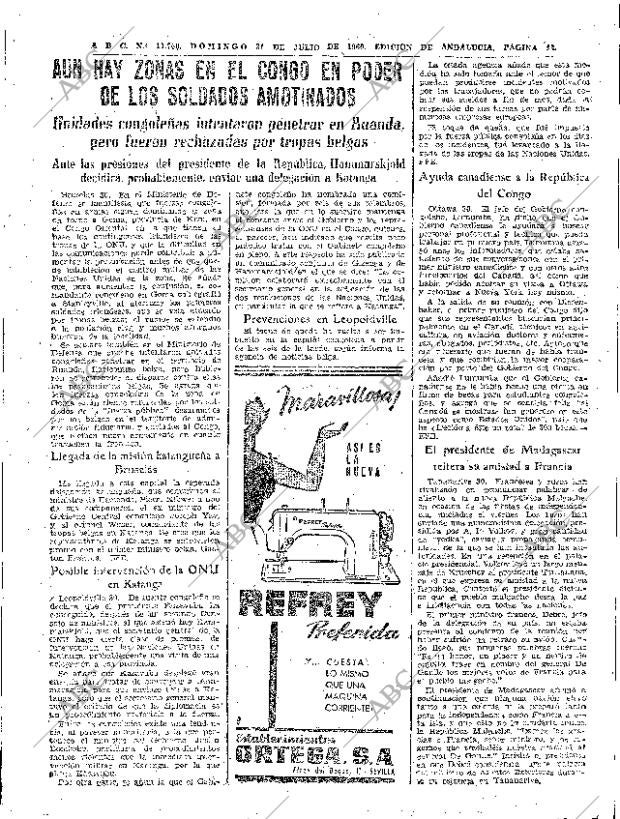 ABC SEVILLA 31-07-1960 página 43