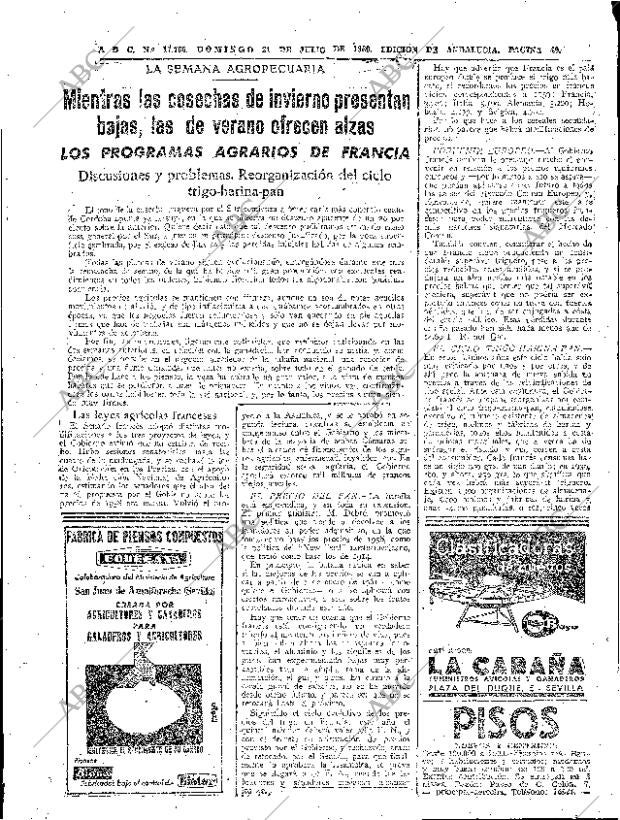 ABC SEVILLA 31-07-1960 página 49