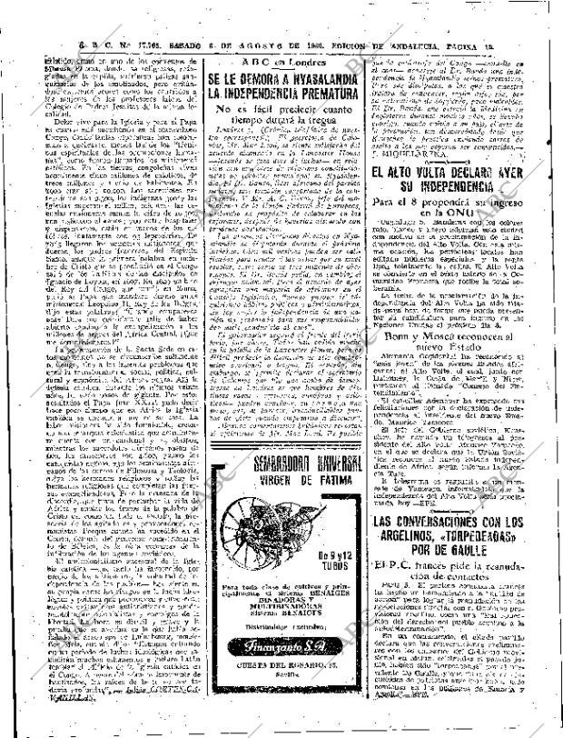 ABC SEVILLA 06-08-1960 página 10