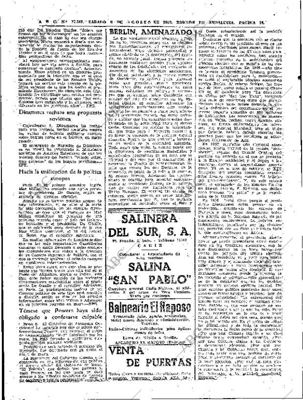 ABC SEVILLA 06-08-1960 página 12