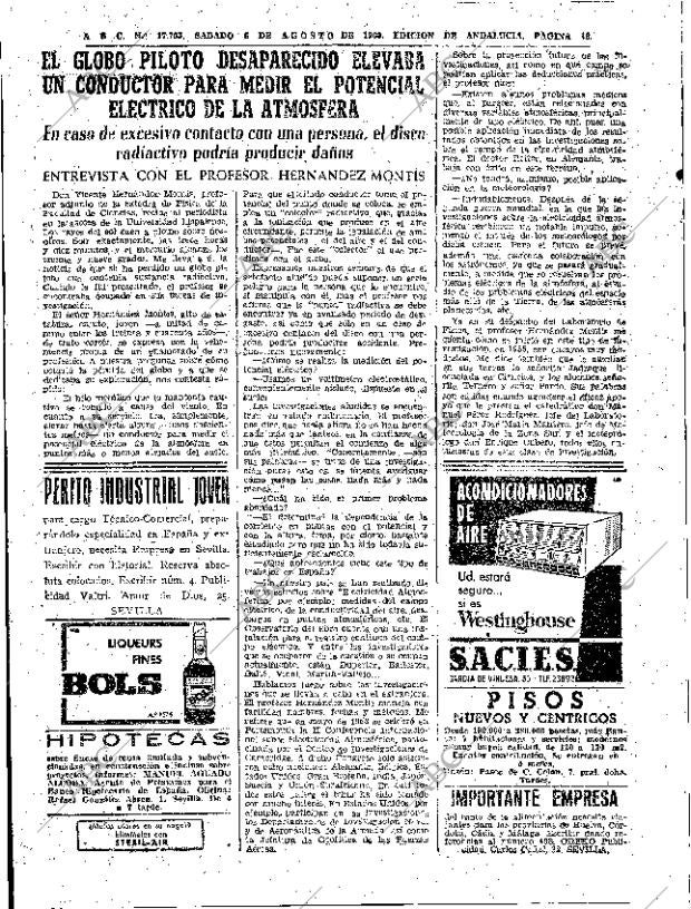 ABC SEVILLA 06-08-1960 página 18