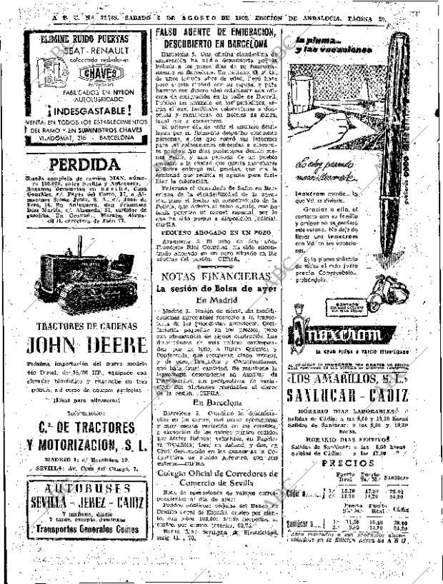 ABC SEVILLA 06-08-1960 página 20