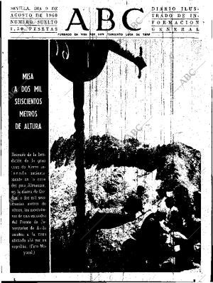 ABC SEVILLA 09-08-1960 página 1