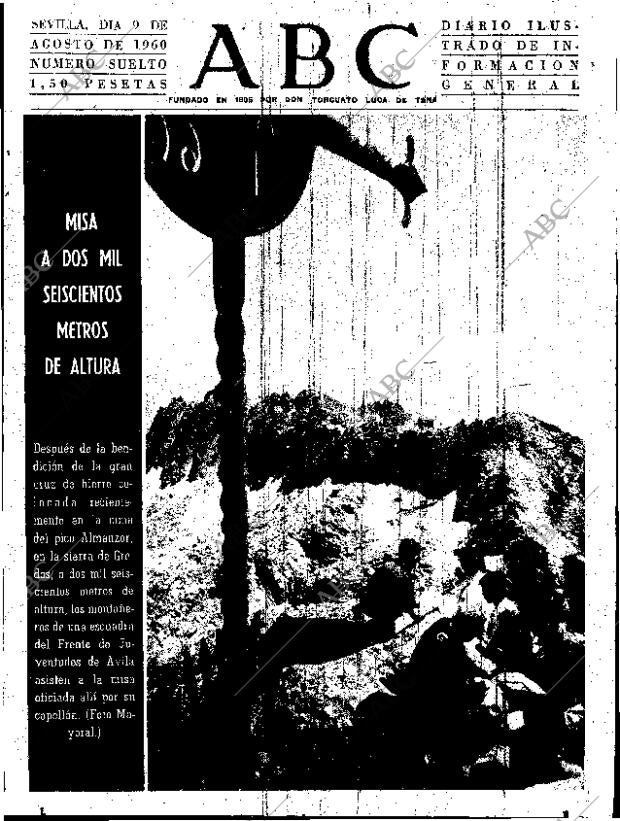 ABC SEVILLA 09-08-1960 página 1