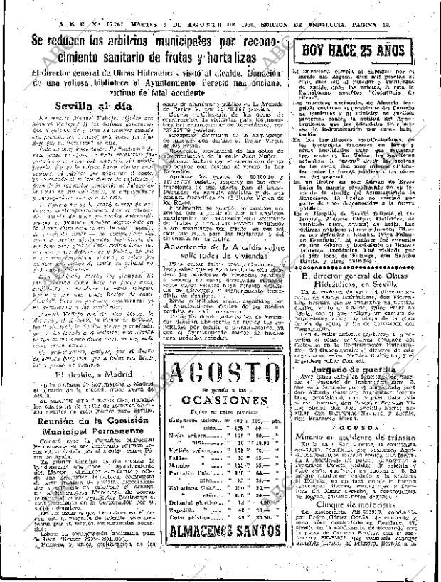 ABC SEVILLA 09-08-1960 página 17
