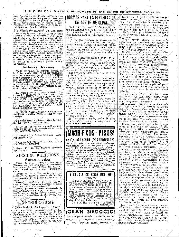 ABC SEVILLA 09-08-1960 página 18