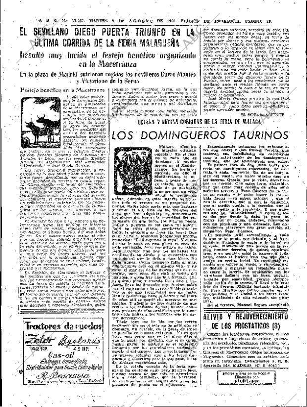 ABC SEVILLA 09-08-1960 página 21