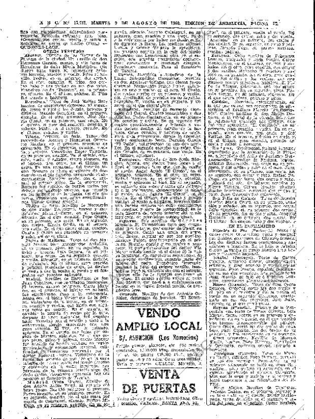ABC SEVILLA 09-08-1960 página 23