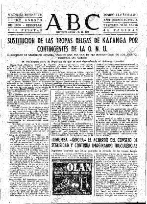 ABC MADRID 10-08-1960 página 15