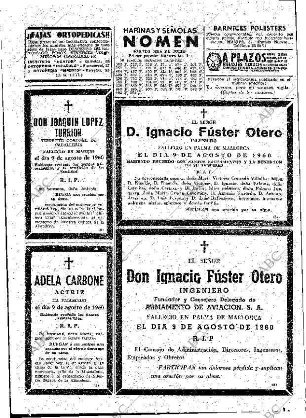 ABC MADRID 10-08-1960 página 42