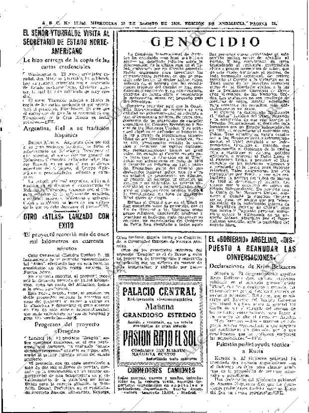 ABC SEVILLA 10-08-1960 página 21