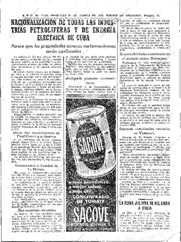 ABC SEVILLA 10-08-1960 página 23