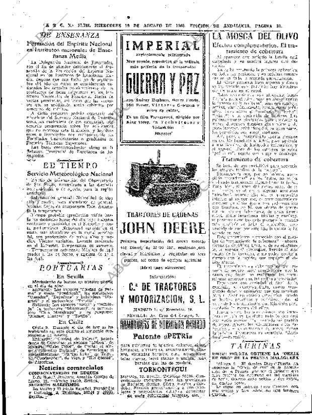 ABC SEVILLA 10-08-1960 página 30