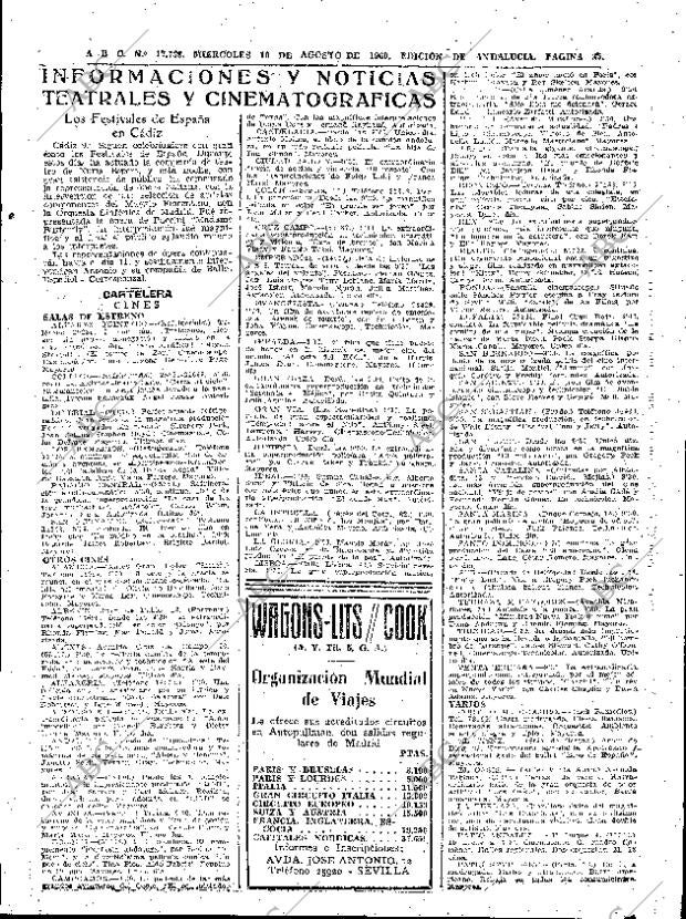 ABC SEVILLA 10-08-1960 página 33