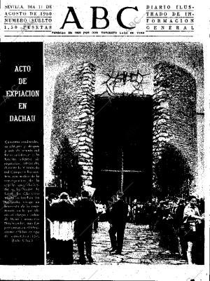 ABC SEVILLA 11-08-1960 página 1