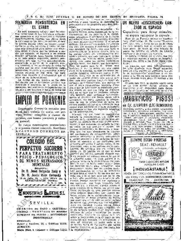 ABC SEVILLA 11-08-1960 página 10