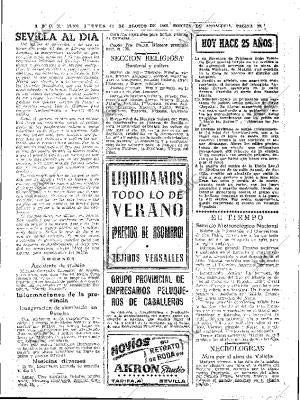 ABC SEVILLA 11-08-1960 página 19