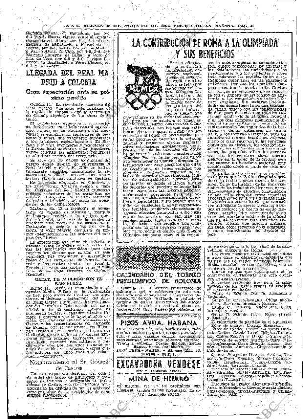 ABC MADRID 12-08-1960 página 42