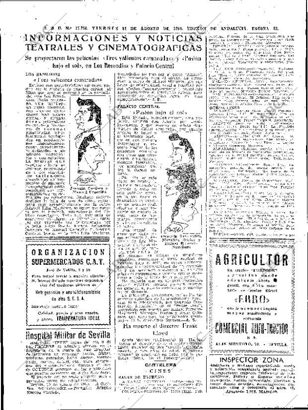 ABC SEVILLA 12-08-1960 página 22