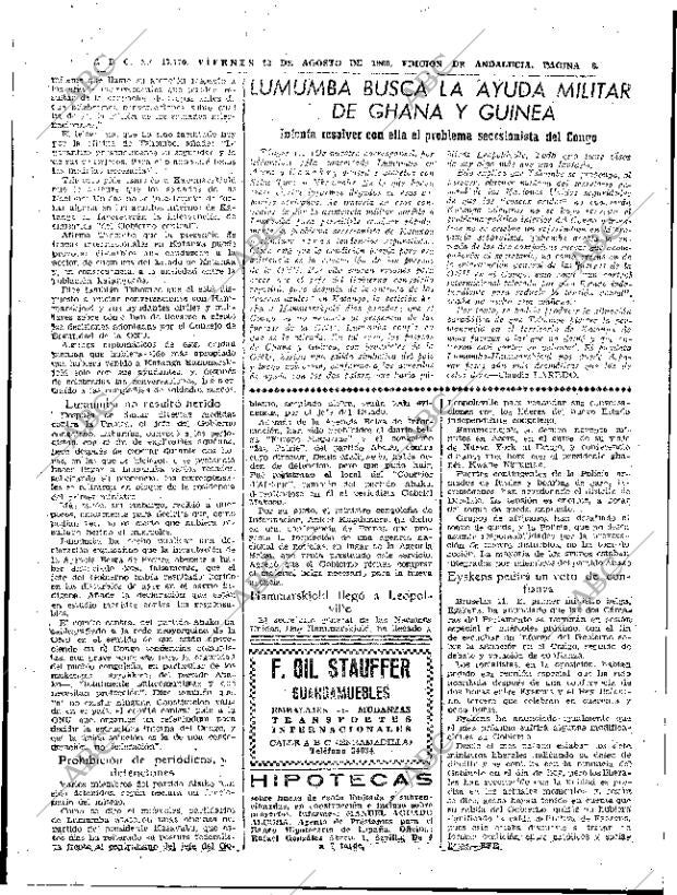 ABC SEVILLA 12-08-1960 página 8