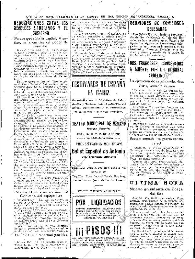 ABC SEVILLA 12-08-1960 página 9