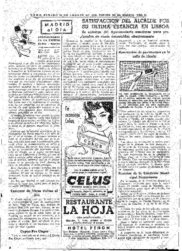 ABC MADRID 13-08-1960 página 31