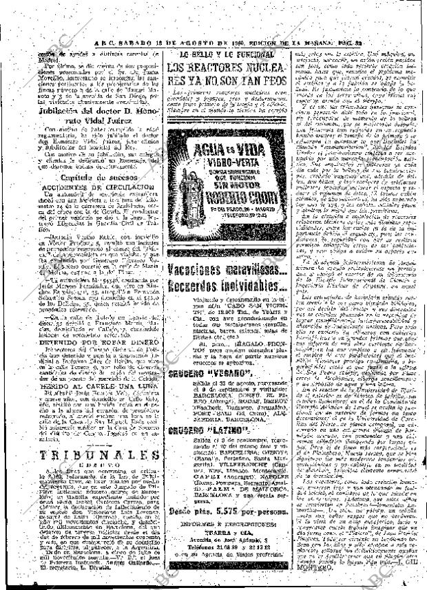 ABC MADRID 13-08-1960 página 32