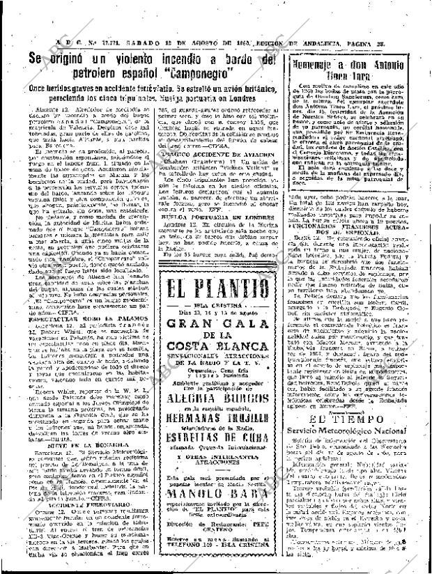 ABC SEVILLA 13-08-1960 página 23