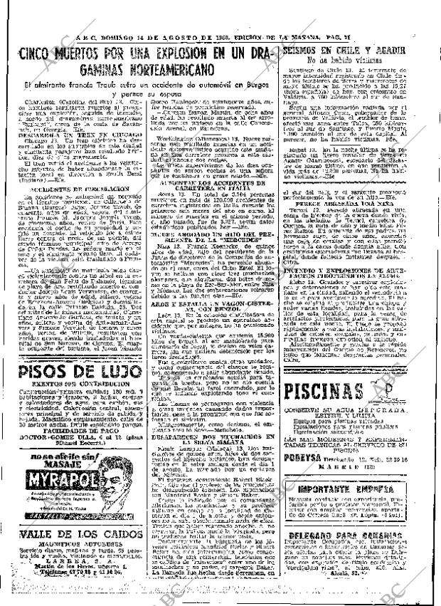 ABC MADRID 14-08-1960 página 71