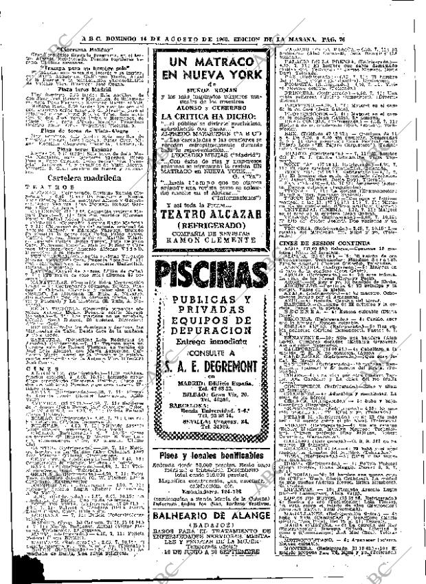 ABC MADRID 14-08-1960 página 76