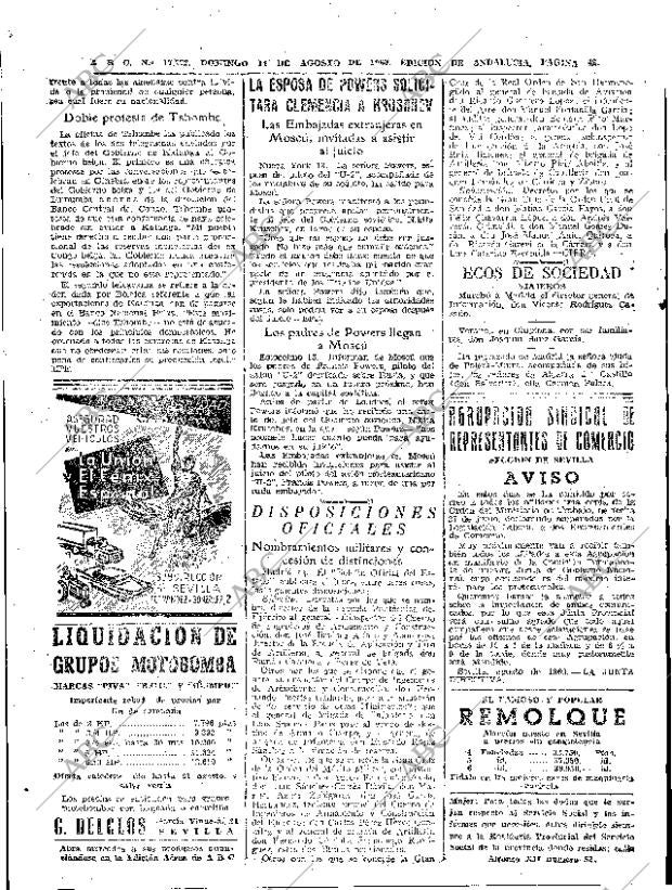 ABC SEVILLA 14-08-1960 página 42