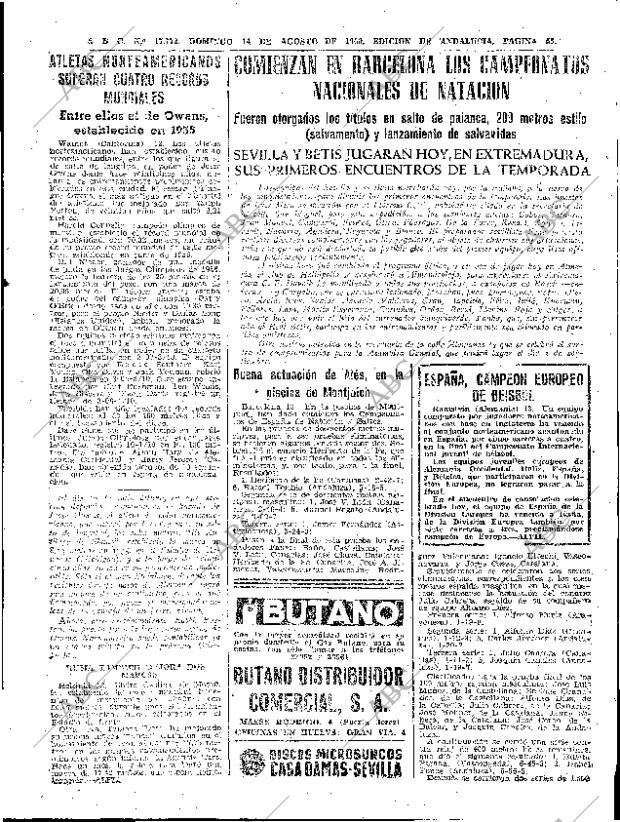 ABC SEVILLA 14-08-1960 página 55
