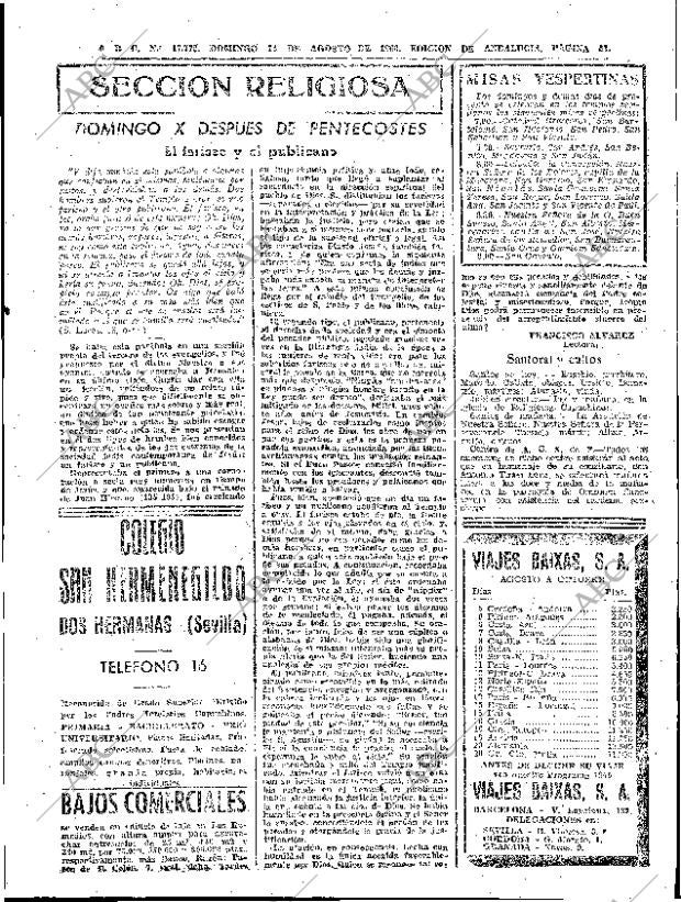 ABC SEVILLA 14-08-1960 página 57