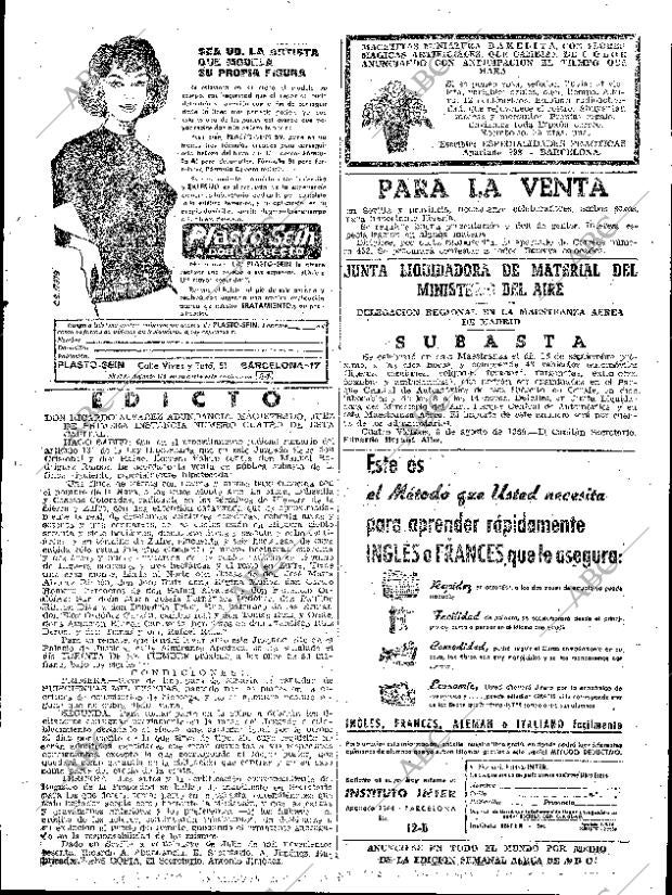 ABC SEVILLA 14-08-1960 página 61