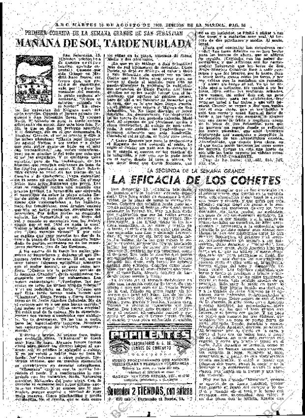 ABC MADRID 16-08-1960 página 25