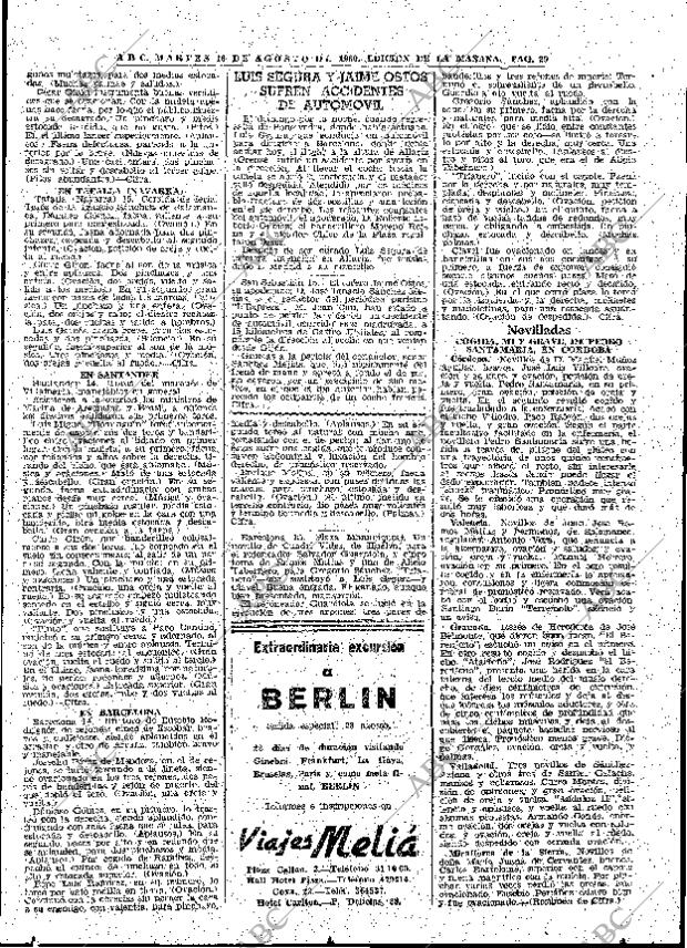ABC MADRID 16-08-1960 página 29