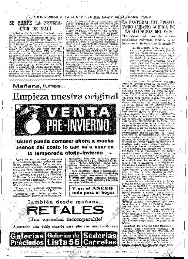 ABC MADRID 21-08-1960 página 57