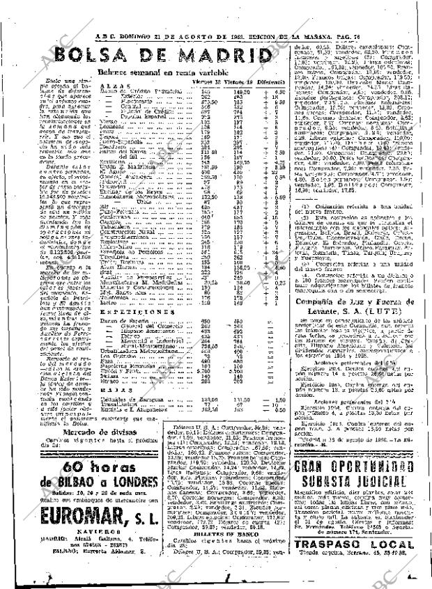 ABC MADRID 21-08-1960 página 76