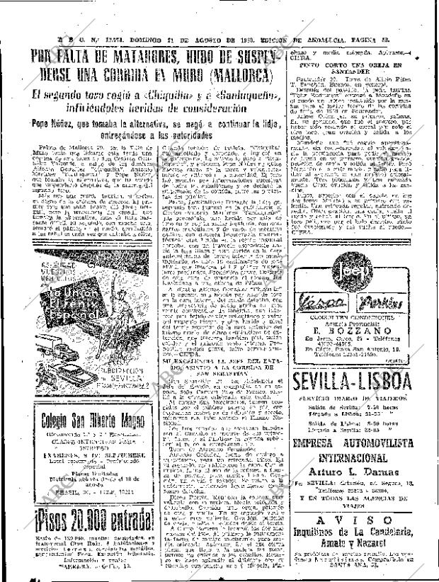 ABC SEVILLA 21-08-1960 página 52