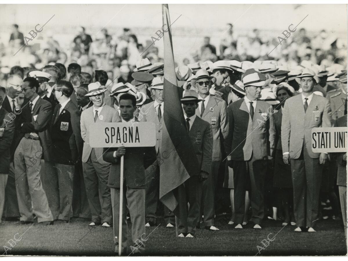 Ceremonia de apertura de los Juegos Olímpicos de Roma 1960 Archivo ABC