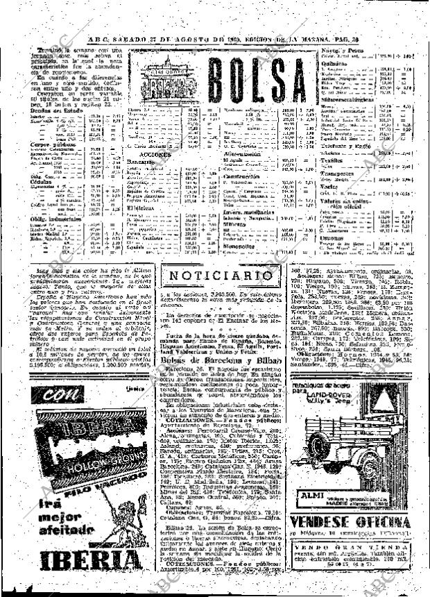 ABC MADRID 27-08-1960 página 30