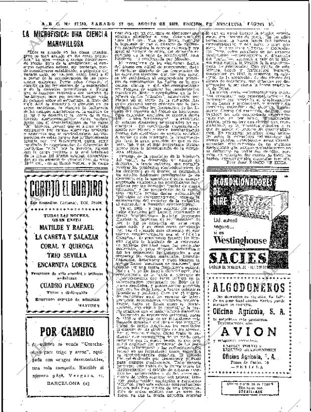 ABC SEVILLA 27-08-1960 página 14