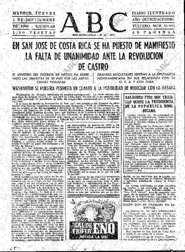 ABC MADRID 01-09-1960 página 15